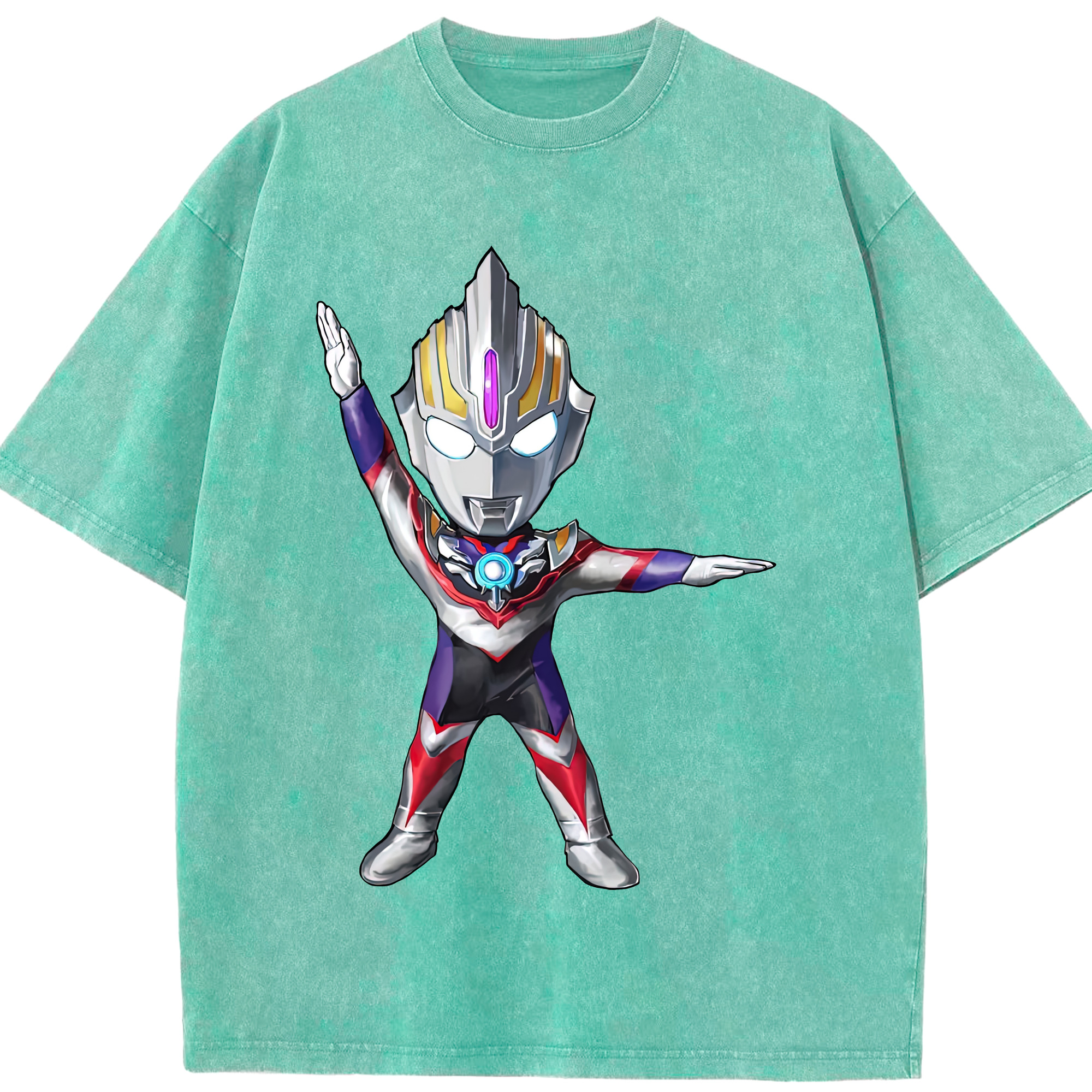 （画像用） ウルトラマン Ultraman 綿100% ヴィンテージ風 半袖Tシャツ（フロントプリント）